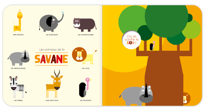 Librairie-Interactive - Imagier thématique : les animaux