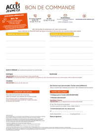 Bon de commande jeunesse