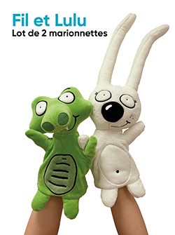 Marionnettes Fil et Lulu