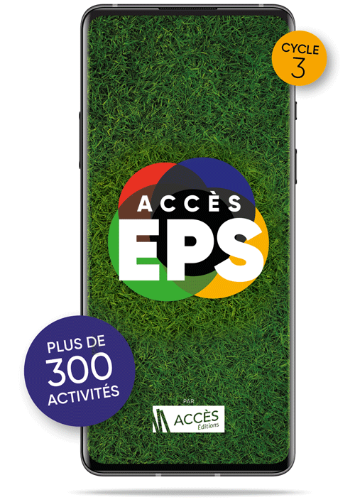 Écran d'accueil de l'application ACCÈS EPS.