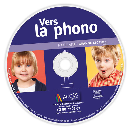 CD Audio Vers la phono GS.